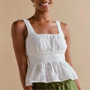 NWOT Mi Ami by Francesca's Square Neck Textured Tank Top